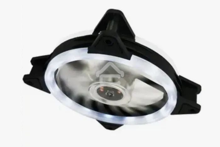 Вентилятор для корпуса Gembird D12025S12L-W черный, 120 мм, 1200 об/мин, 20.5 дБ, 3 pin