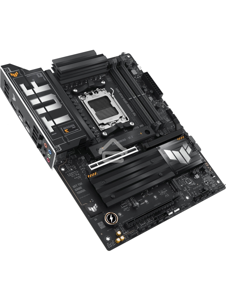 Материнская плата ASUS TUF GAMING X870-PLUS WIFI, AM5, AMD X870, 4xDDR5, 2xSATA, 4xM.2, 1xPCIe 5.0 x16, 1xPCIe 4.0 x4, 1xHDMI, 1xUSB-C 3.2 Gen 2, 1xUSB-C 3.2 Gen 2x2, 2xUSB-C 4.0, 1x 2.5Gb LAN, 1xUSB-A 2.0, 3xUSB-A 3.2 Gen 2, 4xUSB-A 3.2 Gen 1, 5x3.5 мм, 