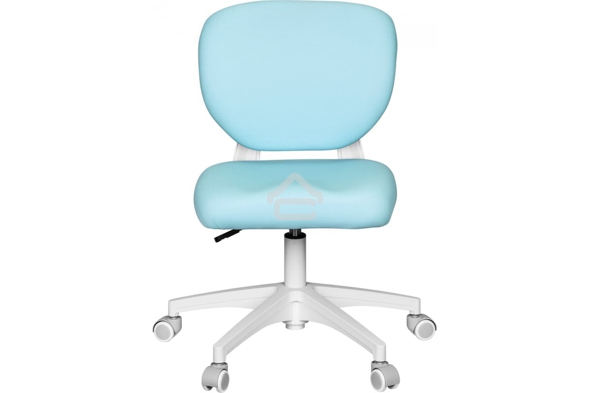 Кресло детское Cactus CS-CHR-3594BL голубой, крестов. пластик белый