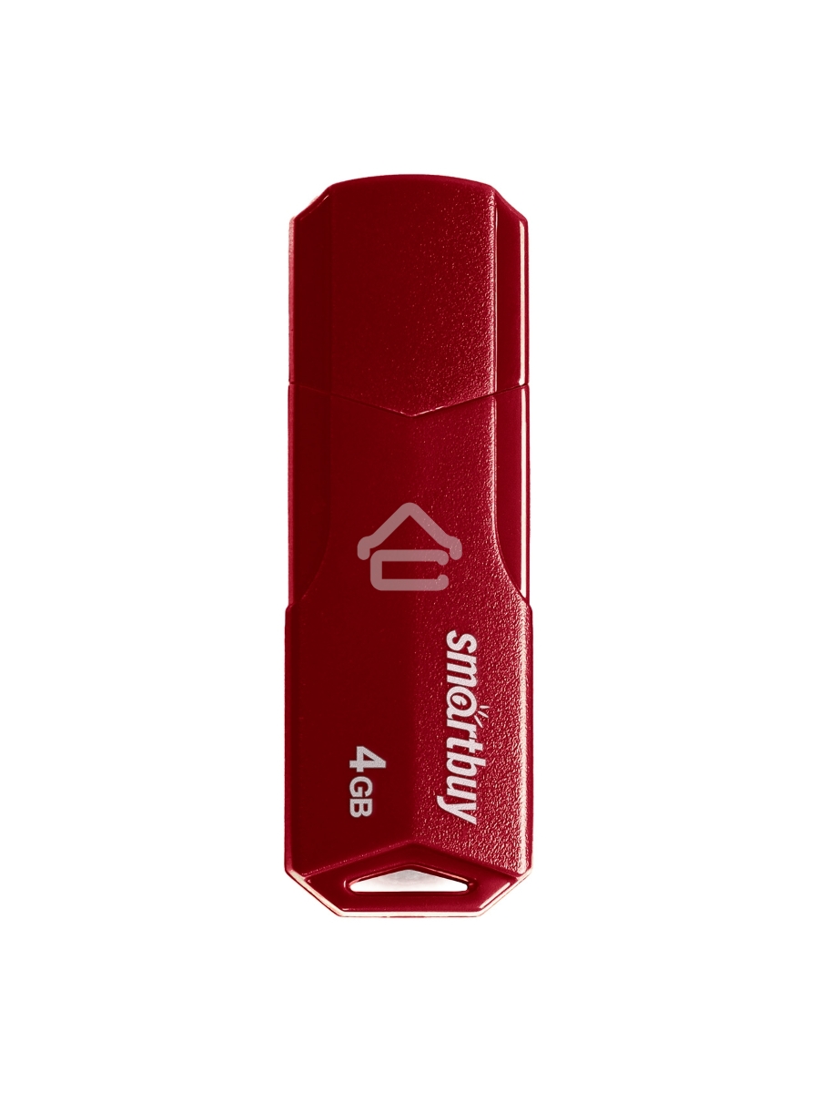 Флеш диск SmartBuy 4GB CLUE Burgundy (SB4GBCLU-BG)