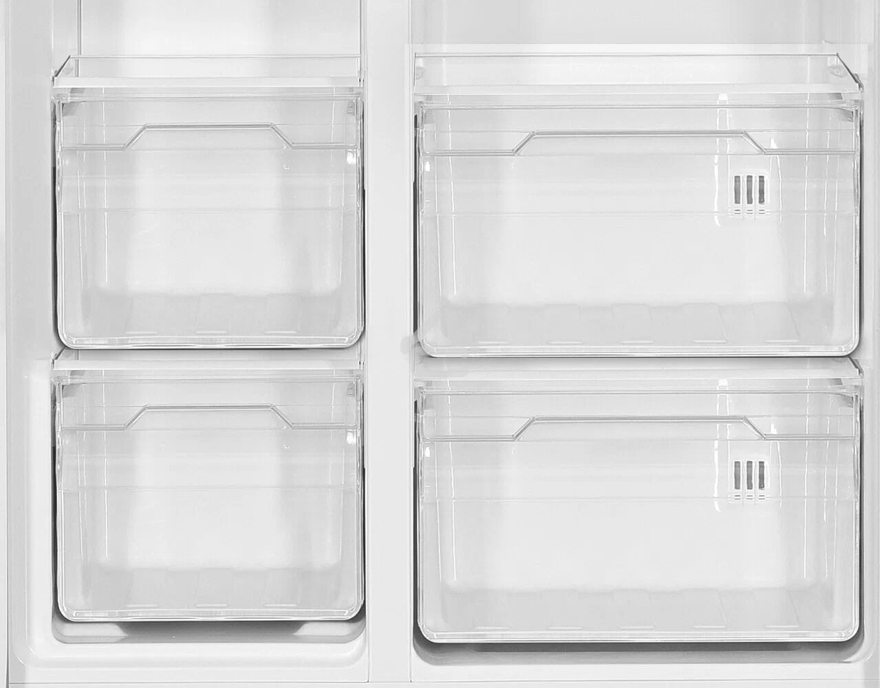 Холодильник Kraft KF-MS5701DI темно-серый двухкамерный 372/198л морозилка сбоку, Side by Side