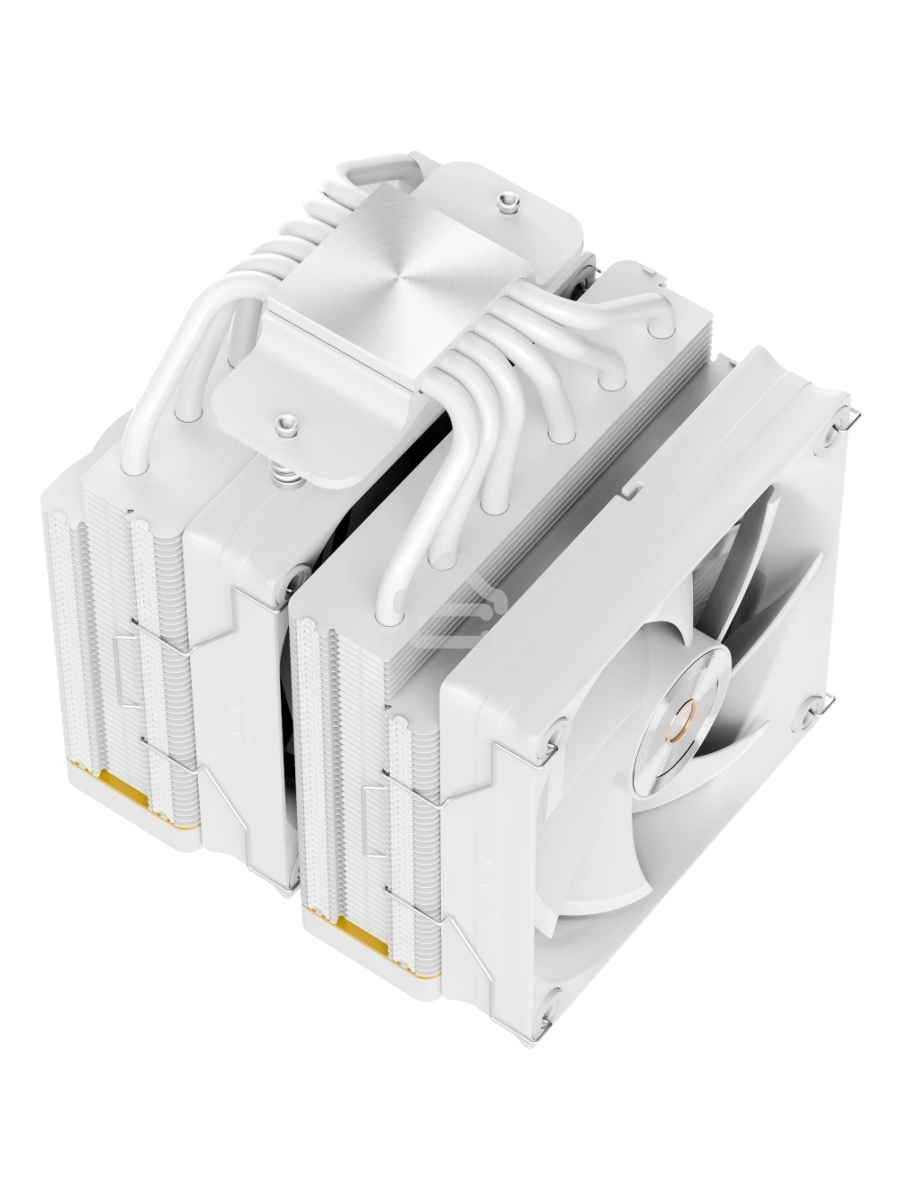 Кулер Ocypus Iota A62 WH Iota-A62-WH белый 120мм алюминий+медь 2000rpm 29db 4-pin 260W 158мм