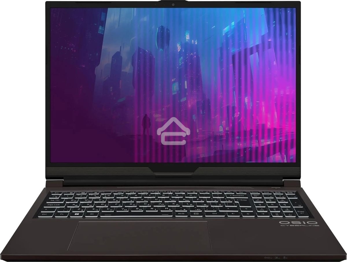 Ноутбук Osio CyberLine C160i-004 коричневый Core i7 12650H 16Gb SSD512Gb NVIDIA GeForce RTX4060 8Gb 16
