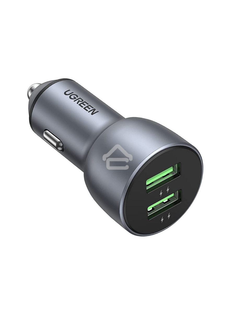 Автомобильное зарядное Ugreen CD213-70594 Gray (70594)