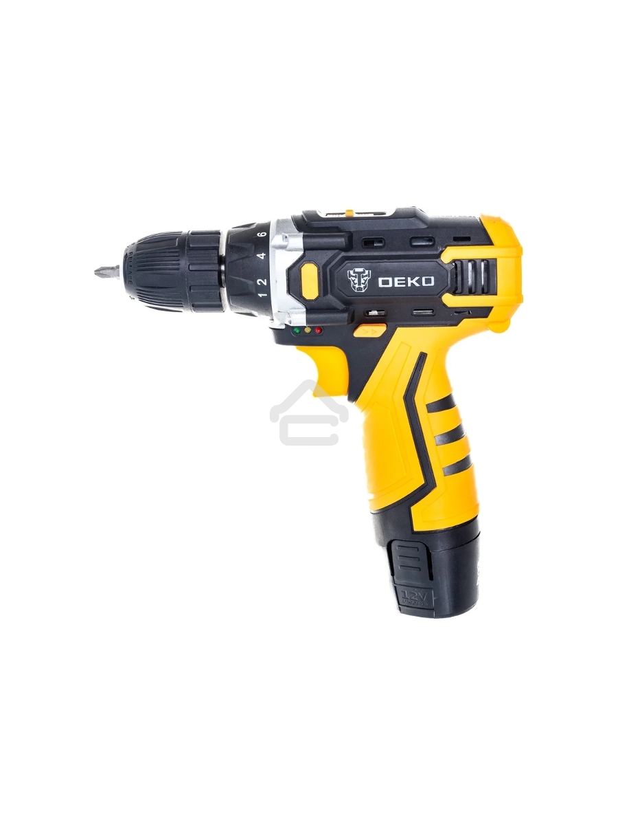 Дрель-шуруповерт Deko DKCD12FU-Li 063-4094, Аккумуляторная, 20 В, Кейс