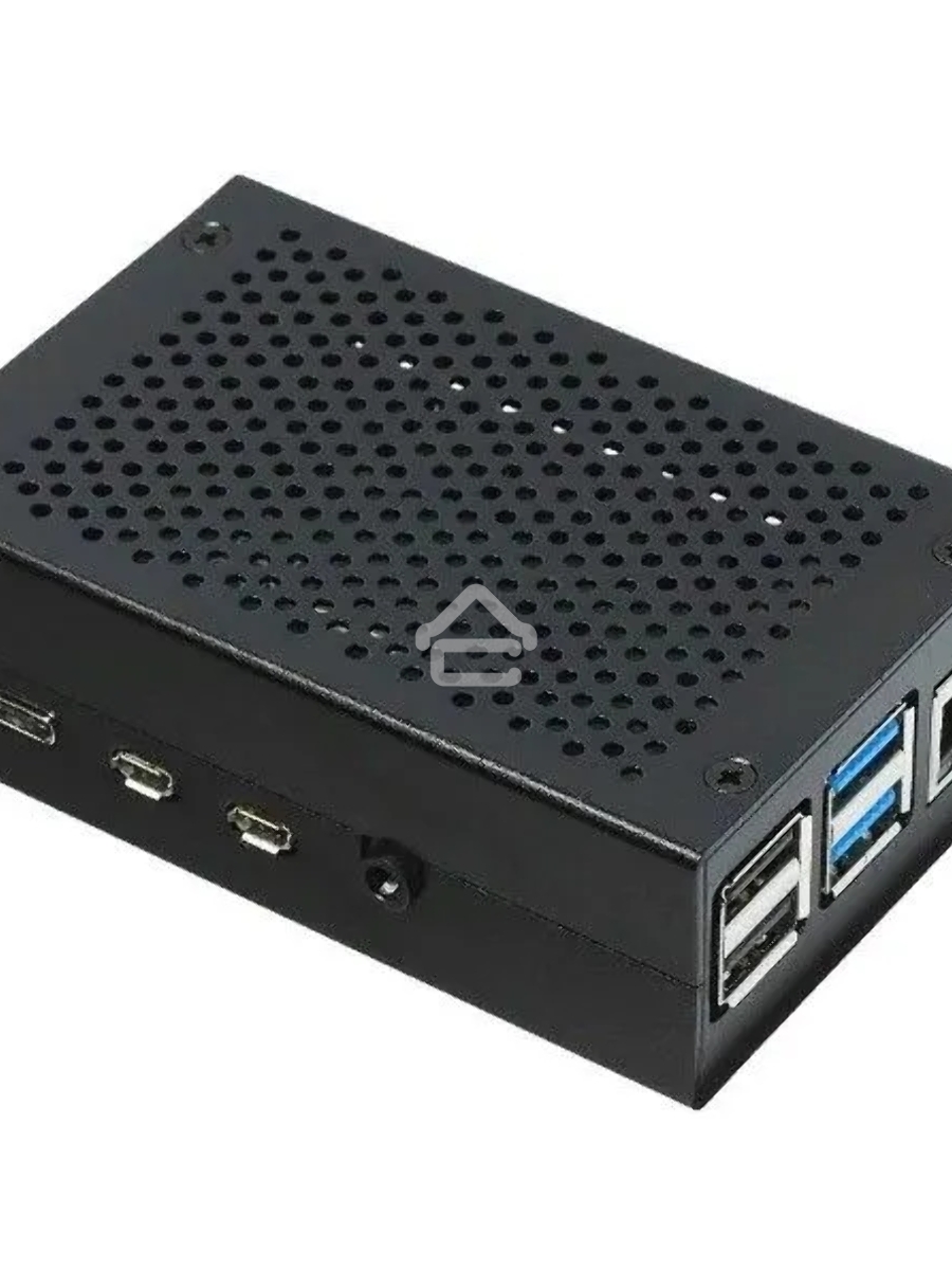 Корпус ACD  Black Fine Heat Dispersion Aluminium Alloy Case for Raspberry Pi 4B
