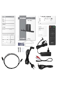 Саундбар Sven SB-2200D черный (2 x 60W, Bluetooth сабвуфер 180W, пульт ДУ, LED-дисплей, HDMI, USB)