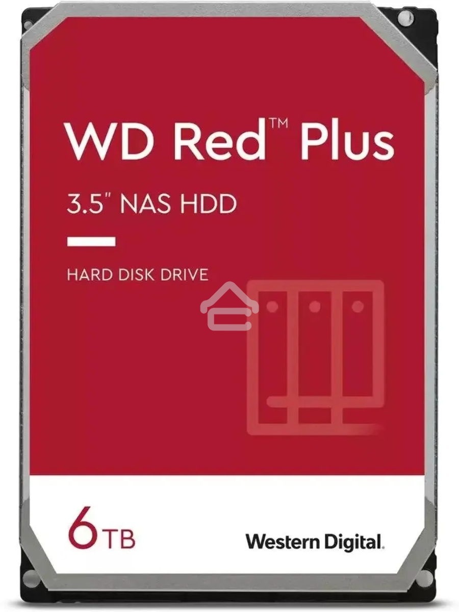 Жесткий диск Western Digital Red Plus WD60EFPX 6TB 3.5