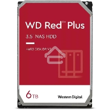 Жесткий диск Western Digital Red Plus WD60EFPX 6TB 3.5