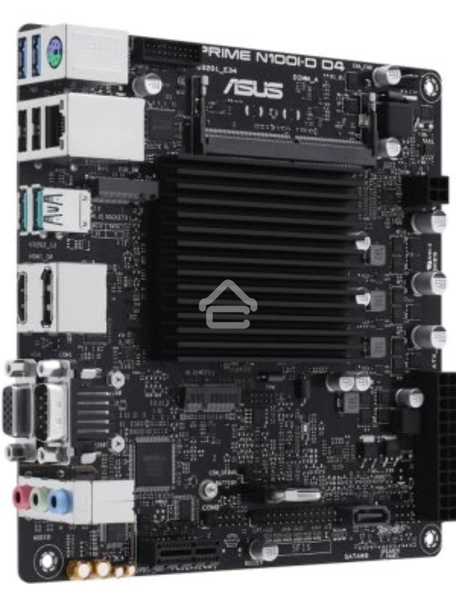 Материнская плата ASUS PRIME N100I-D D4-CSM, BGA1264, SoC, 1xSO-DIMM DDR4, 1xSATA, 1xM.2, 1xPCI-E 3.0 x1, 1xDP, 1xHDMI, 1xVGA, 1x 1Gb LAN, 2xUSB-A 2.0, 2xUSB-A 3.2 Gen 1, 2xUSB-A 3.2 Gen 2, 3x3.5 мм, 7.1, Mini-ITX