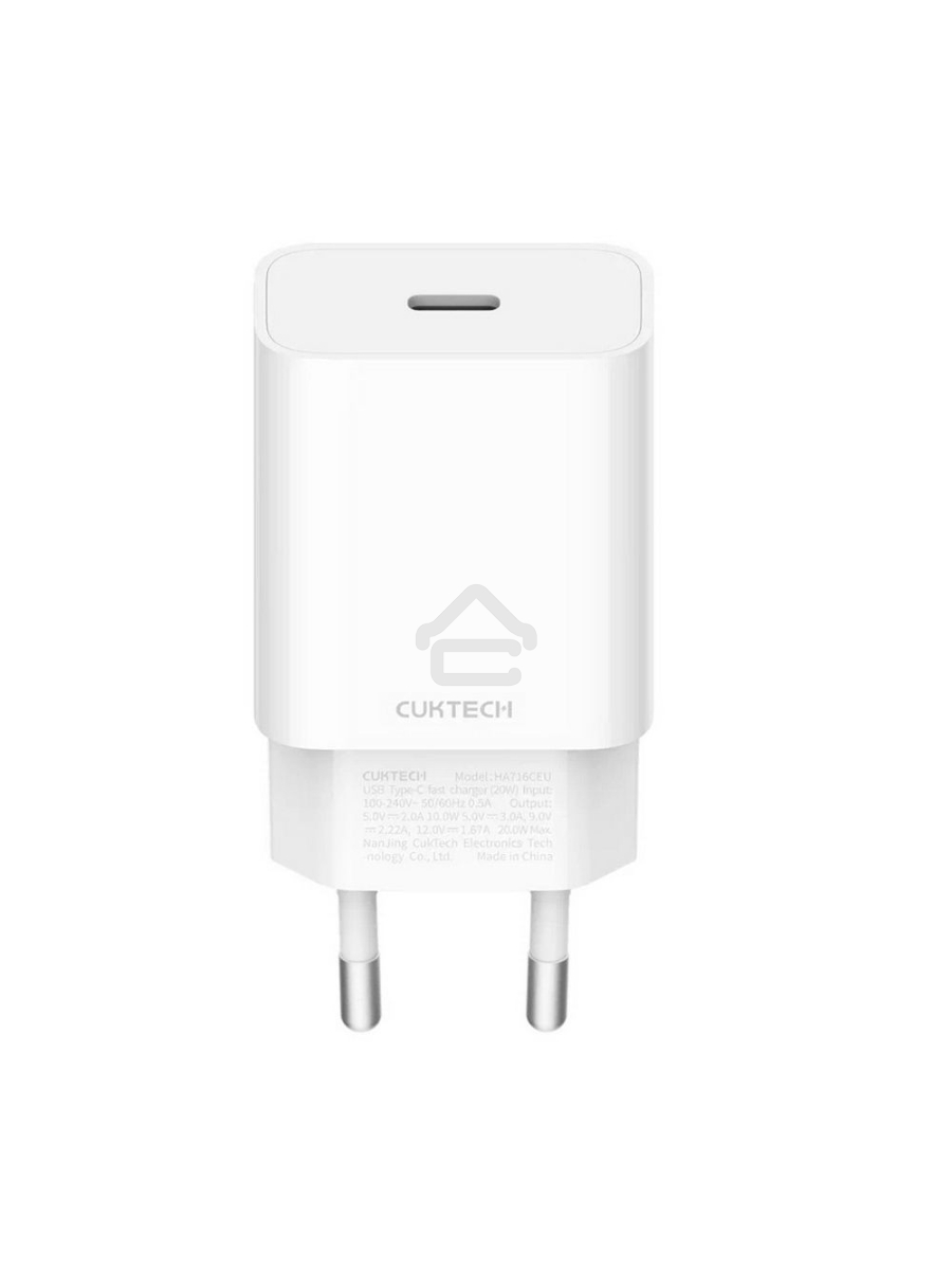 Зарядное устройство CUKTECH USB Type-C fast charger (20W) 