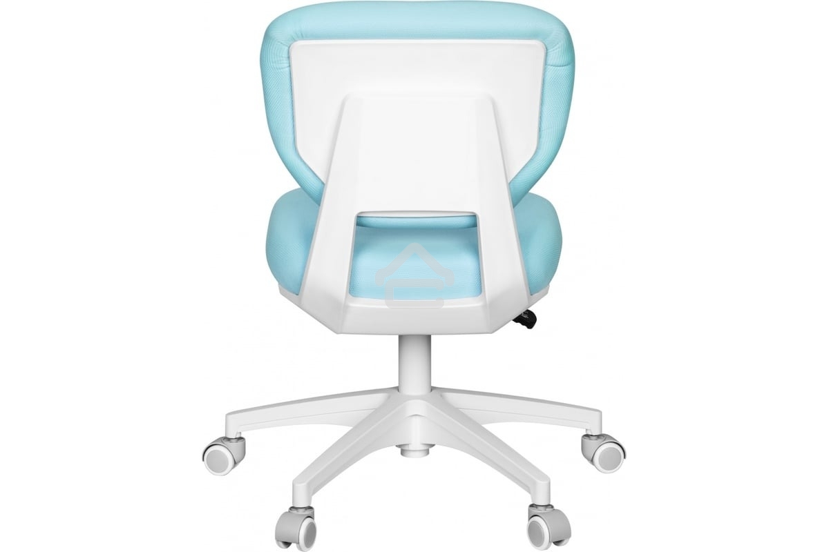 Кресло детское Cactus CS-CHR-3594BL голубой, крестов. пластик белый