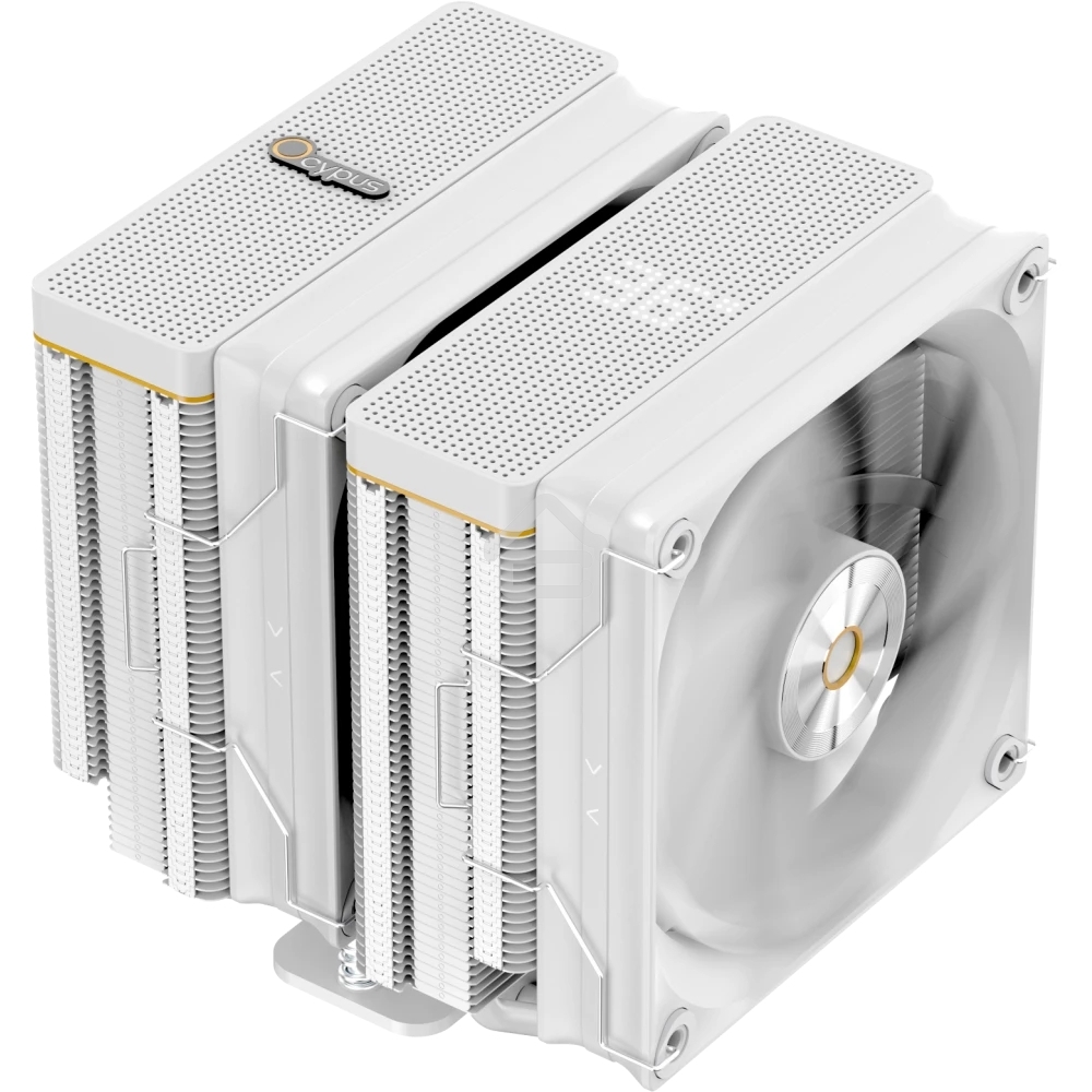Кулер Ocypus Iota A62 WH Iota-A62-WH белый 120мм алюминий+медь 2000rpm 29db 4-pin 260W 158мм