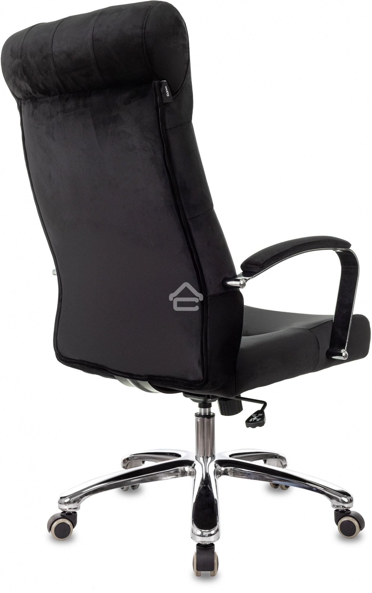 Кресло руководителя Бюрократ T-9928SL Fabric черный Italia Black, крестов. металл хром