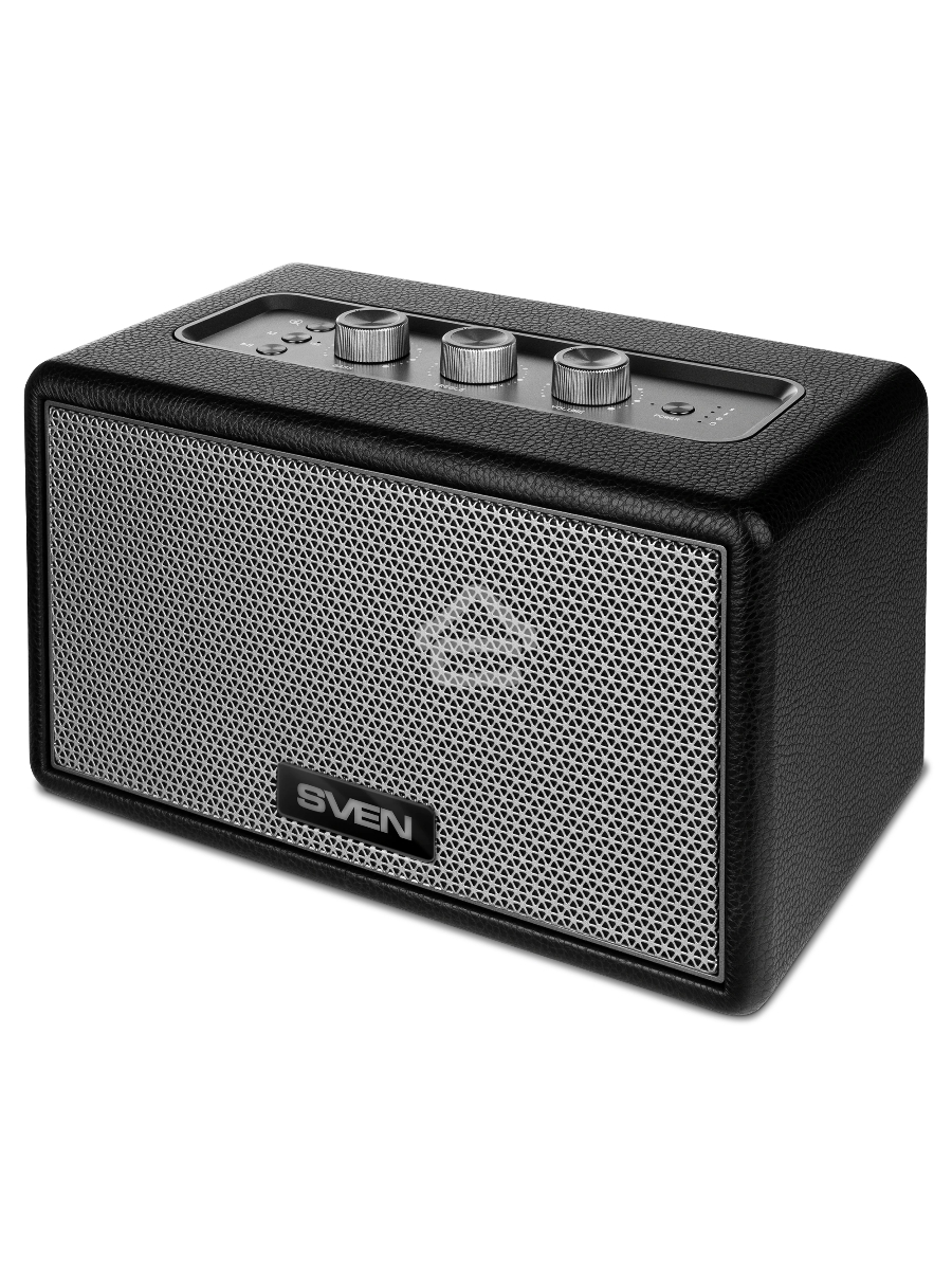 Аудиосистема SVEN HA-950, черный, МДФ, эко-кожа (60 Вт, Bluetooth, USB, Micro SD, пульт)