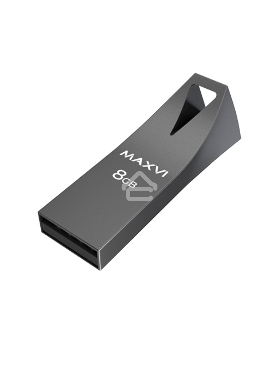Флеш диск Maxvi MK2 8GB USB 2.0 dark grey