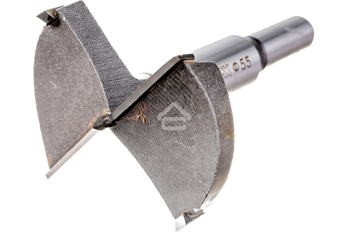 Сверло Сибртех Форстнера по дереву, 55 мм, цилиндрический хвостовик