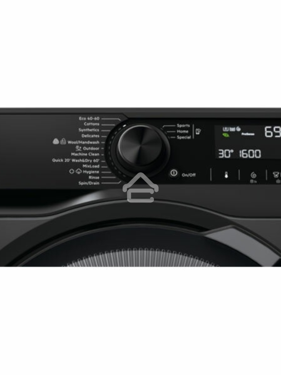 Стирально-сушильная машина AEG LWR73166OE черный, загрузка фронтальная 10 кг, 1600 об/мин., класс: А