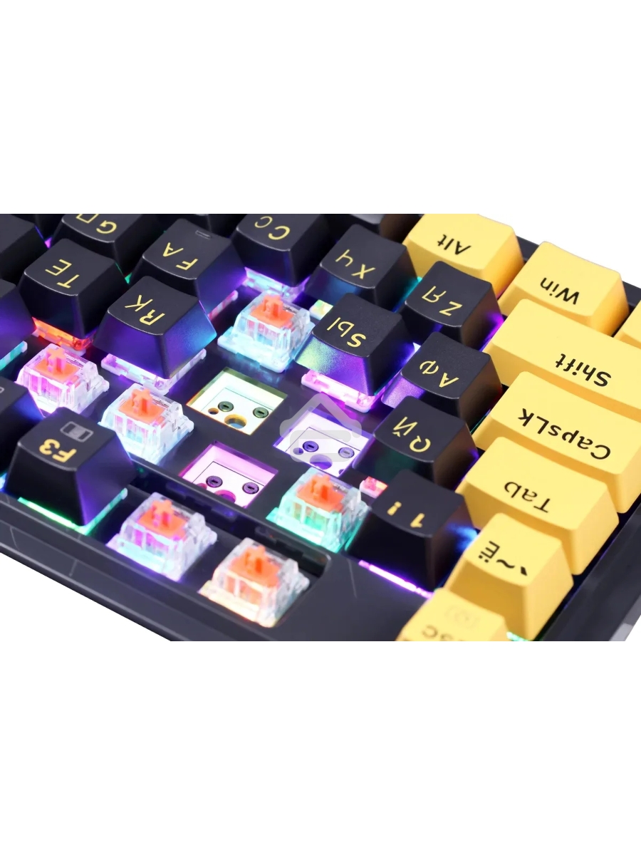 Клавиатура Redragon Elf (71664) проводная, USB, черный/фиолетовый