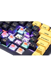 Клавиатура Redragon Elf (71664) проводная, USB, черный/фиолетовый