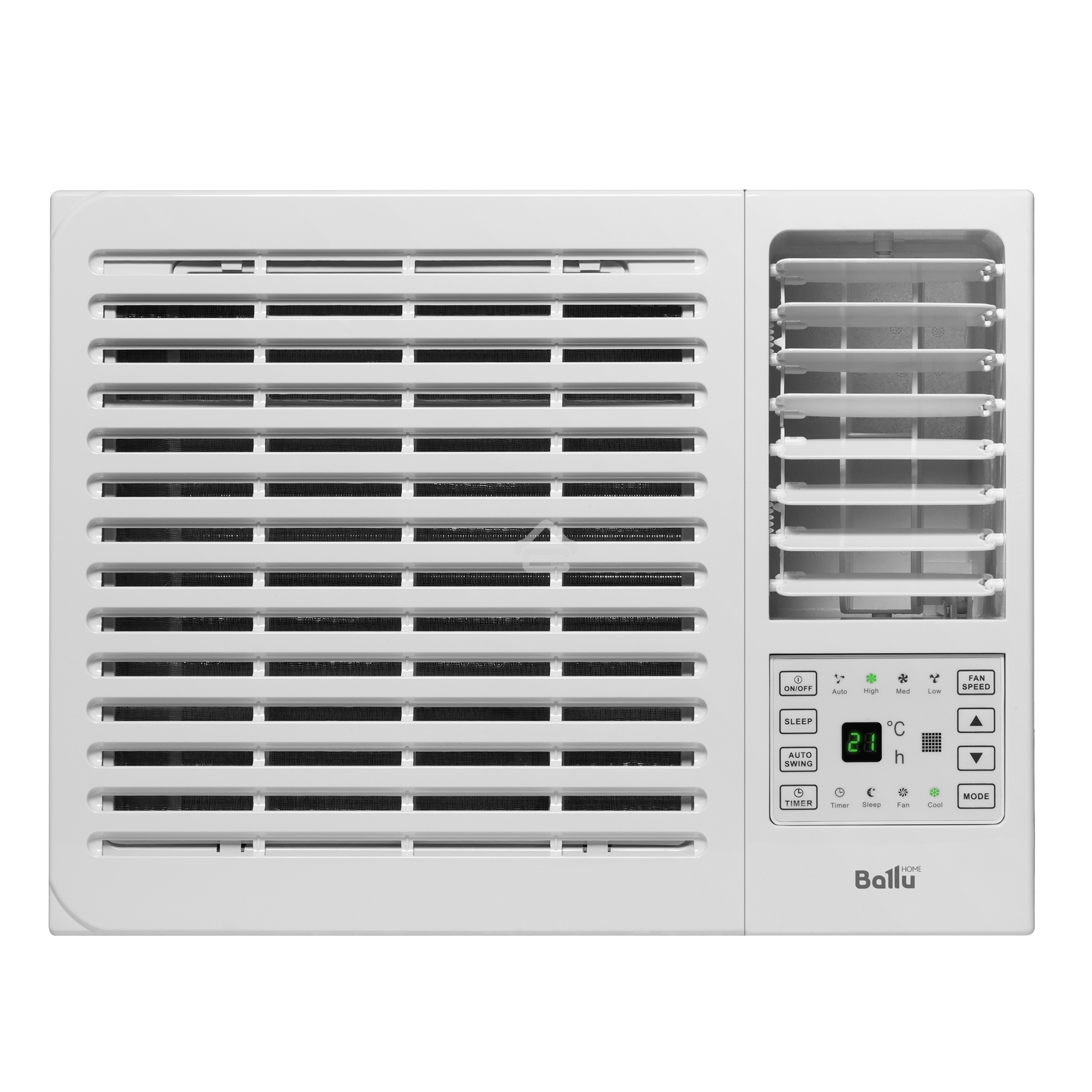 Кондиционер оконный Ballu BWC-09 AC 9000 BTU, 24 м², 49 дБ, охлаждение, осушение, белый