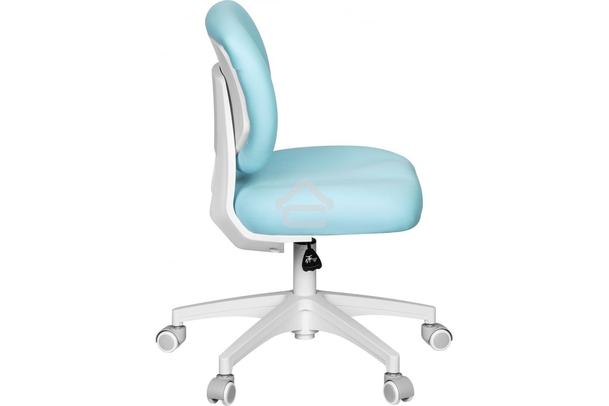 Кресло детское Cactus CS-CHR-3594BL голубой, крестов. пластик белый