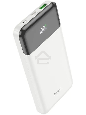 Мобильный аккумулятор Hoco J102 Cool figure 10000mAh QC3.0/PD3.0 20W 3A USB-A/USB-C белый (J102 COOL FIGURE WHITE)