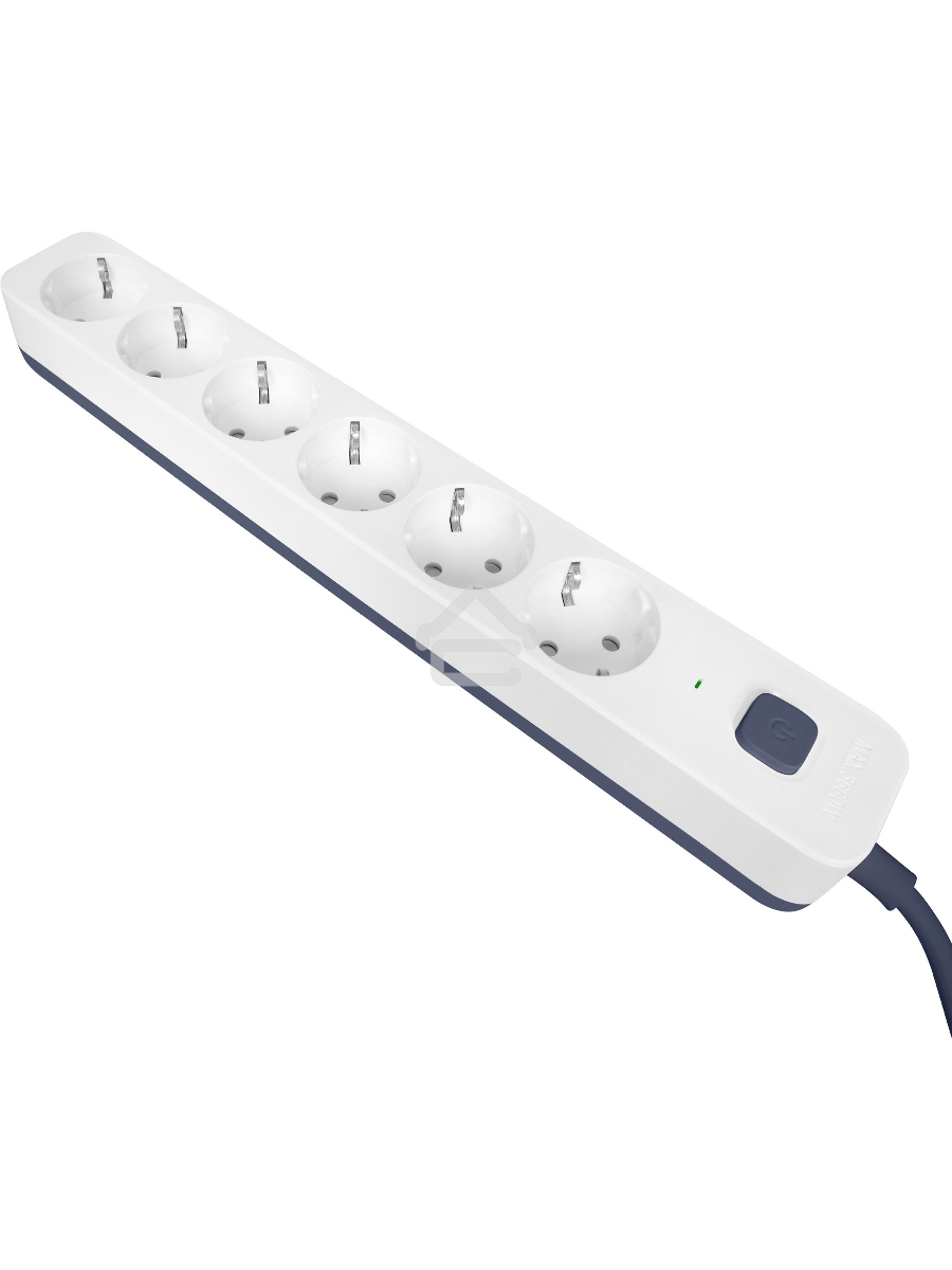Сетевой фильтр Powercom SP-06W 1,8 м 1.8м (6 розеток) белый/серый (коробка)