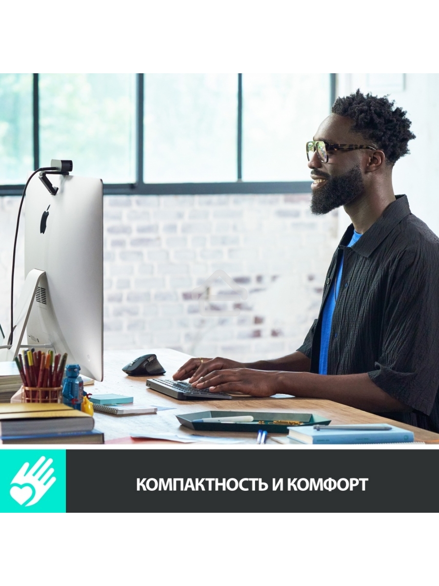 Клавиатура Logitech MX Keys Mini (920-010501) беспроводная, USB, Bluetooth/Радиоканал, темно-серый/черный