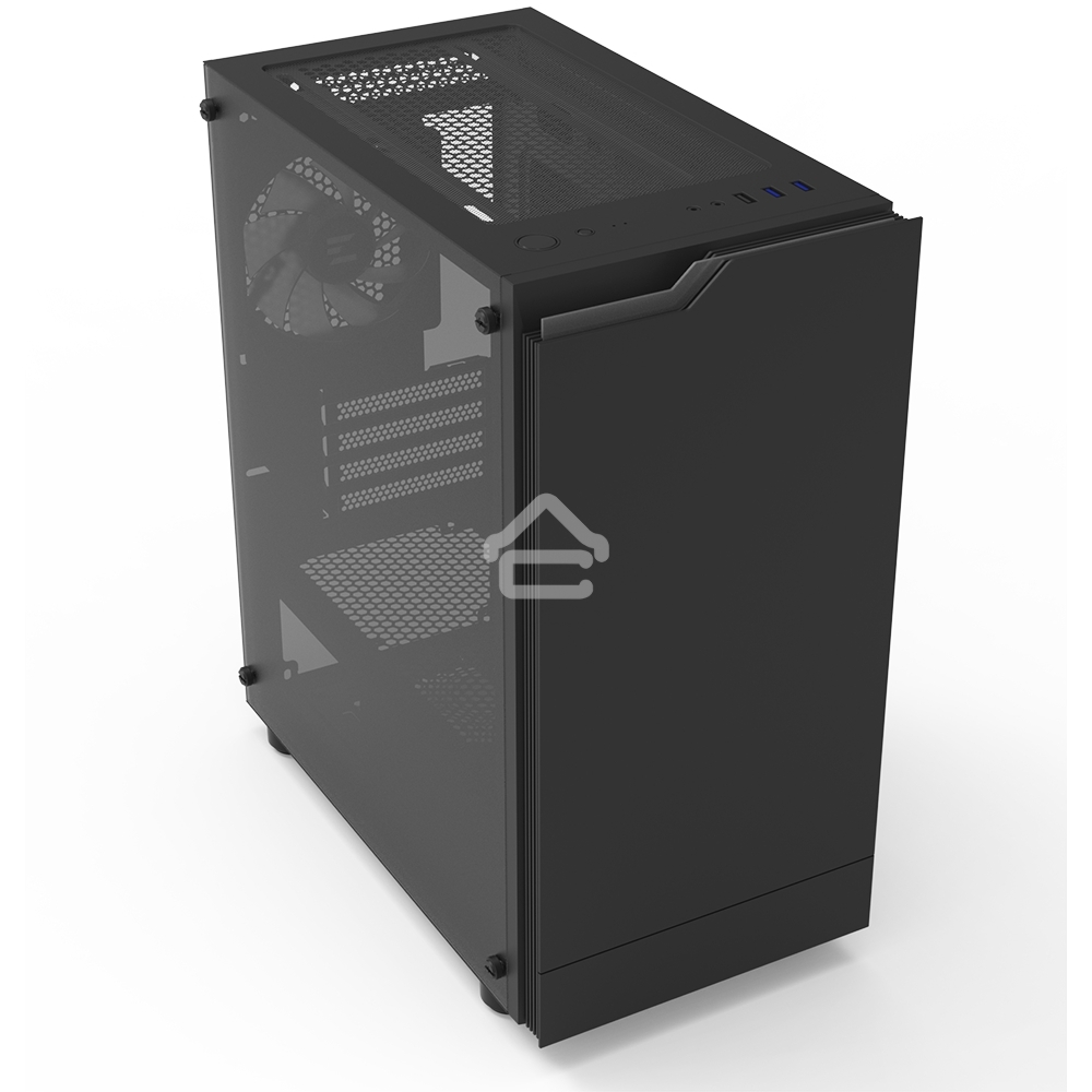 Компьютерный корпус ZALMAN T4 PLUS, MATX, черный, WINDOW, 1 x Combo (3.5'' or 2.5''), 1x3.5'', 2x2.5