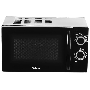 Микроволновая печь Galanz MOS-2005MB черный, 20 л, 700 Вт, переключатели - поворотный механизм