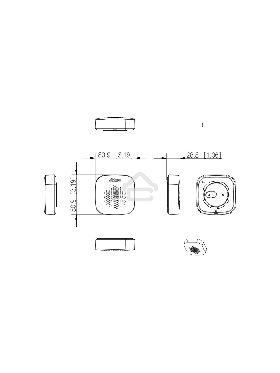 Извещатель пожарный Dahua DHI-ARA12-W2(868)