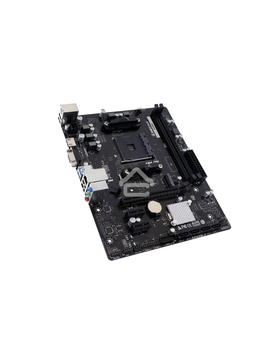 Материнская плата Biostar A520MHP, AM4, AMD A520, 2xDDR4, 4xSATA, 1xM.2, 1xPCI-E 3.0 x16, 2xPCI-E x1, 1xHDMI, 1xVGA, 1x 1Gb LAN, 2xUSB-A 3.2 Gen 1, 4xUSB-A 2.0, 3x3.5 мм, 7.1, Micro-ATX