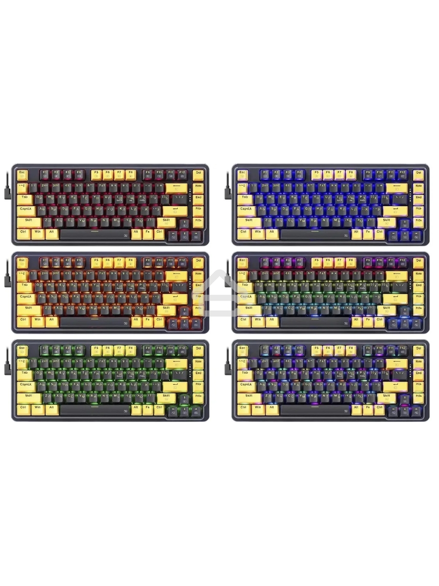 Клавиатура Redragon Elf (71664) проводная, USB, черный/фиолетовый