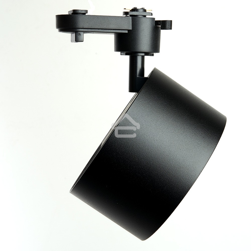 Светильник трековый на шинопровод Feron AL166 ДПО GX70 без лампы черный