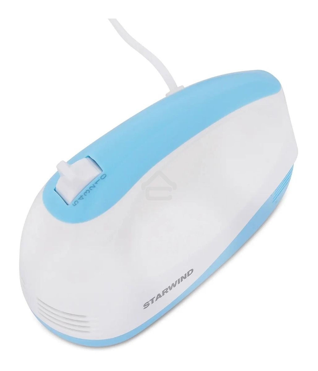 Миксер ручной Starwind SHM-261 250Вт белый/голубой