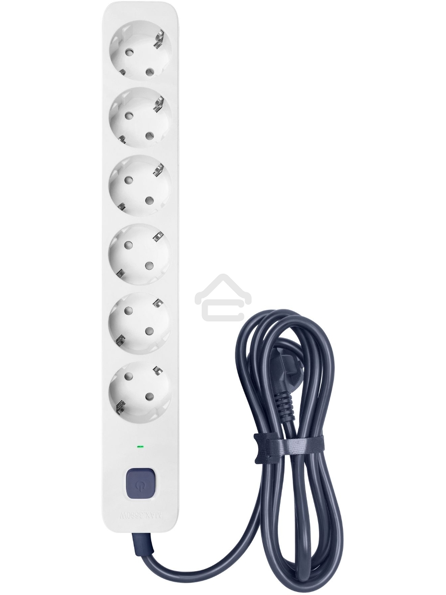 Сетевой фильтр Powercom SP-06W 1,8 м 1.8м (6 розеток) белый/серый (коробка)
