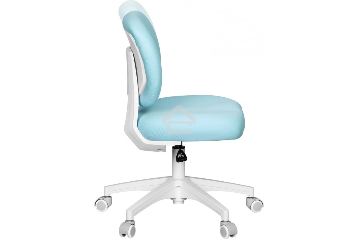 Кресло детское Cactus CS-CHR-3594BL голубой, крестов. пластик белый