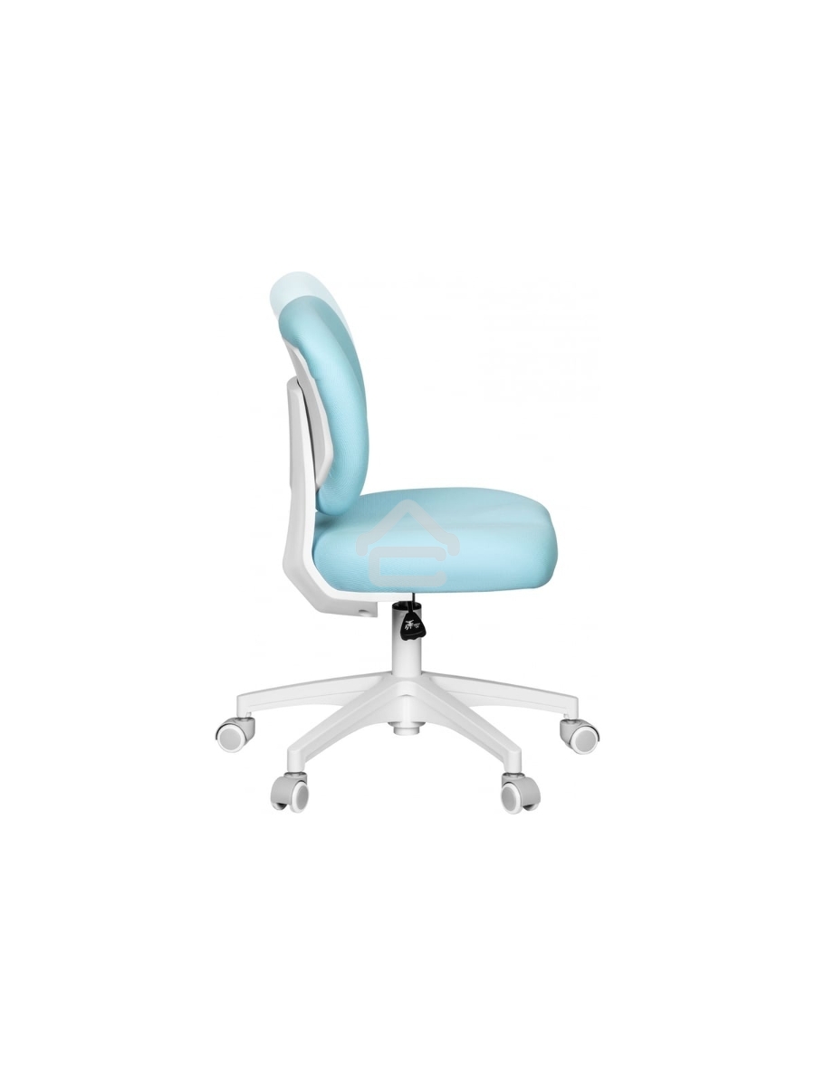 Кресло детское Cactus CS-CHR-3594BL голубой, крестов. пластик белый