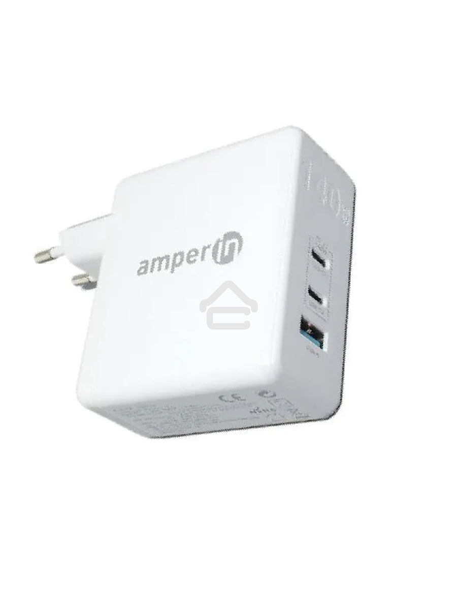 Блок питания (сетевой адаптер) Amperin GaN charger (YDS-TC140-012A) 140W, белый