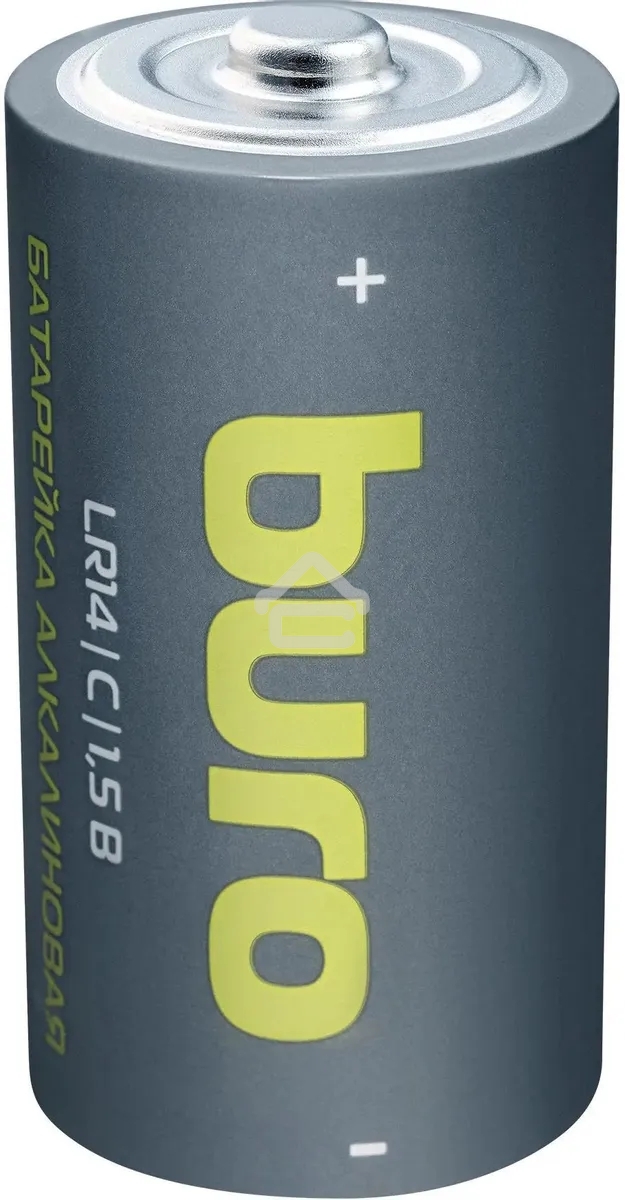 Батарея Buro Alkaline LR14 C 7500mAh (2шт) блистер, 1.5 В
