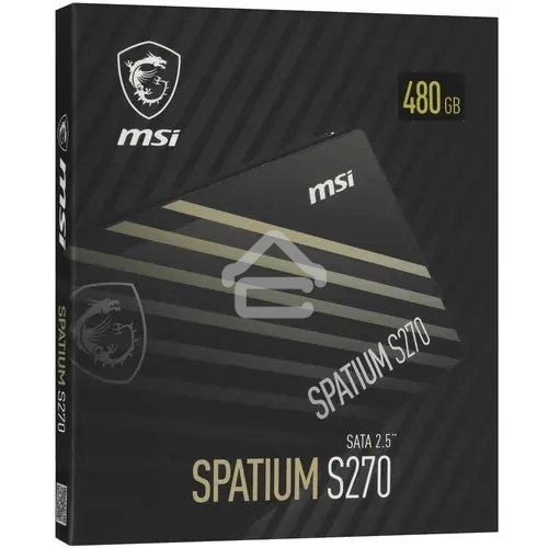 Накопитель SSD MSI SPATIUM S270, 480Gb, 2.5