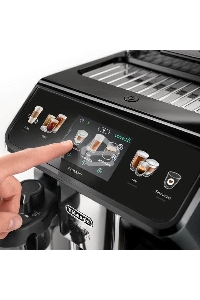 Кофемашина автоматическая DeLonghi ECAM450.86.T черный/серебристый, исп. кофе- зерновой/молотый, 1.8 л, 1450 Вт. 19 Бар.