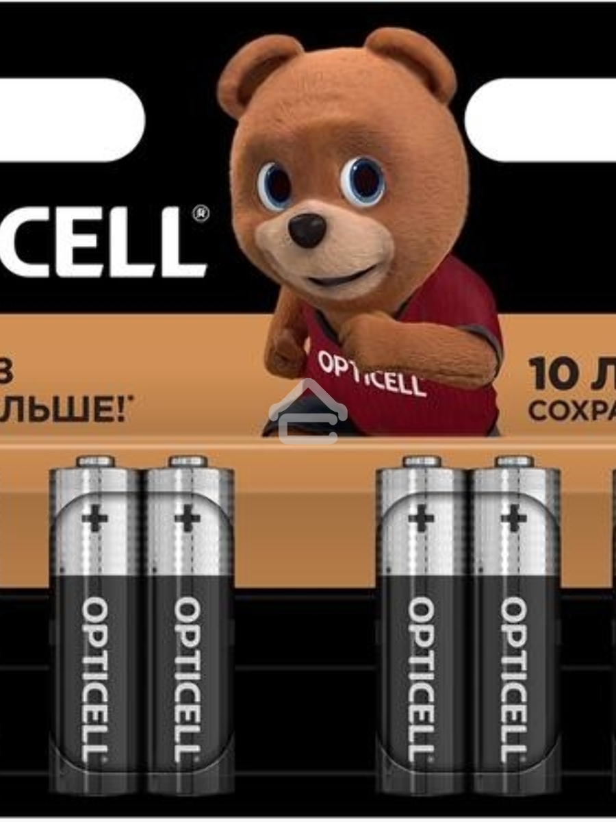 Элемент питания алкалиновый AA/LR6 (блист. 8шт) Basic Opticell 5051008
