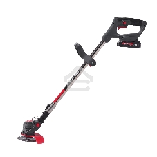 Триммер аккумуляторный Победа ТА 202, 20/21В, с 2 акб 1,5Ач и зу, макс 145мм, пластик. ножи (10шт) + мет. диск 40Т, телескоп