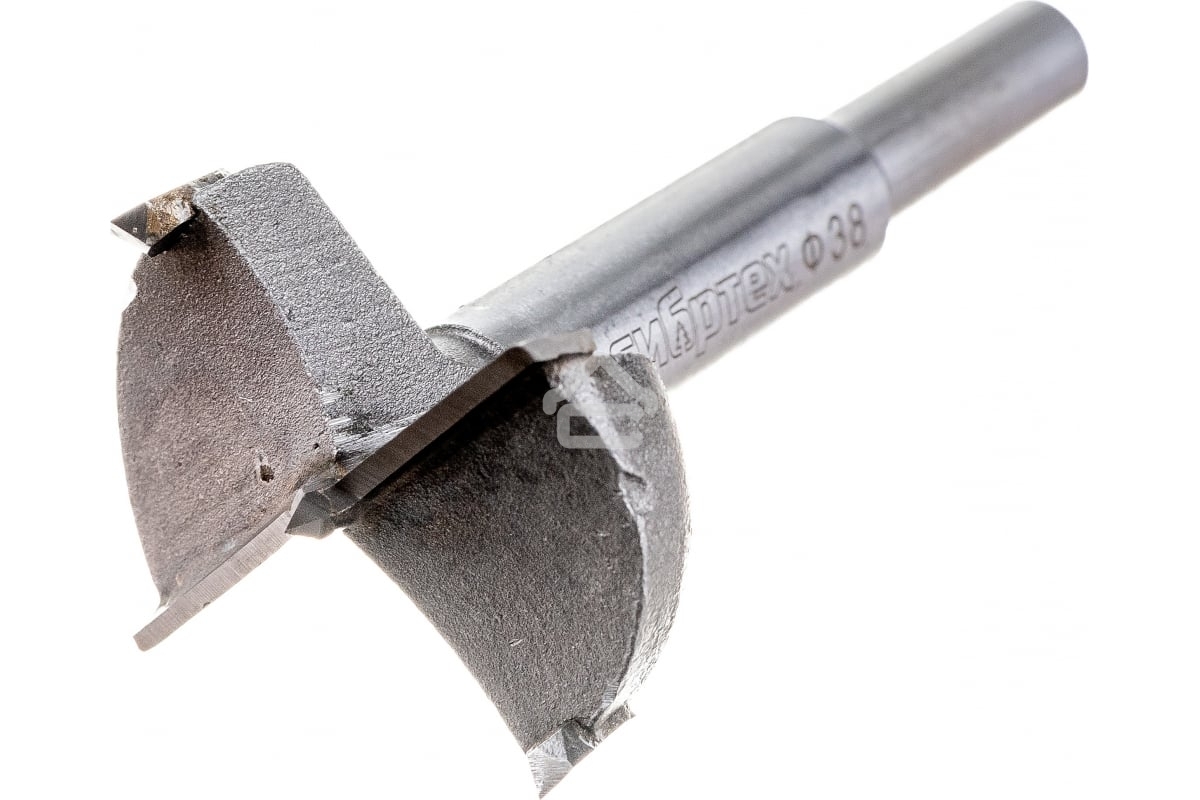 Сверло Сибртех Форстнера по дереву, 38 мм, цилиндрический хвостовик