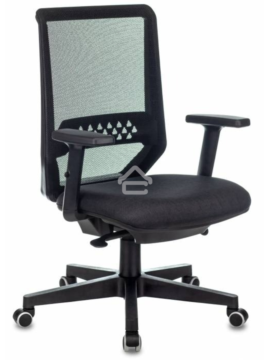 Кресло руководителя Бюрократ EXPERT TW-01 черный 38-418, сетка/ткань, с подголов. крестовина пластик