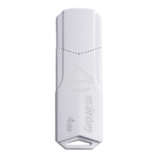 Флешка USB R/W Smartbuy 4 Gb,CLUE белый (SB4 GbCLU-W)