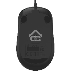 Мышь проводная A4Tech Fstyler FM26 серый/черный, 1600 dpi, USB, кнопки - 4