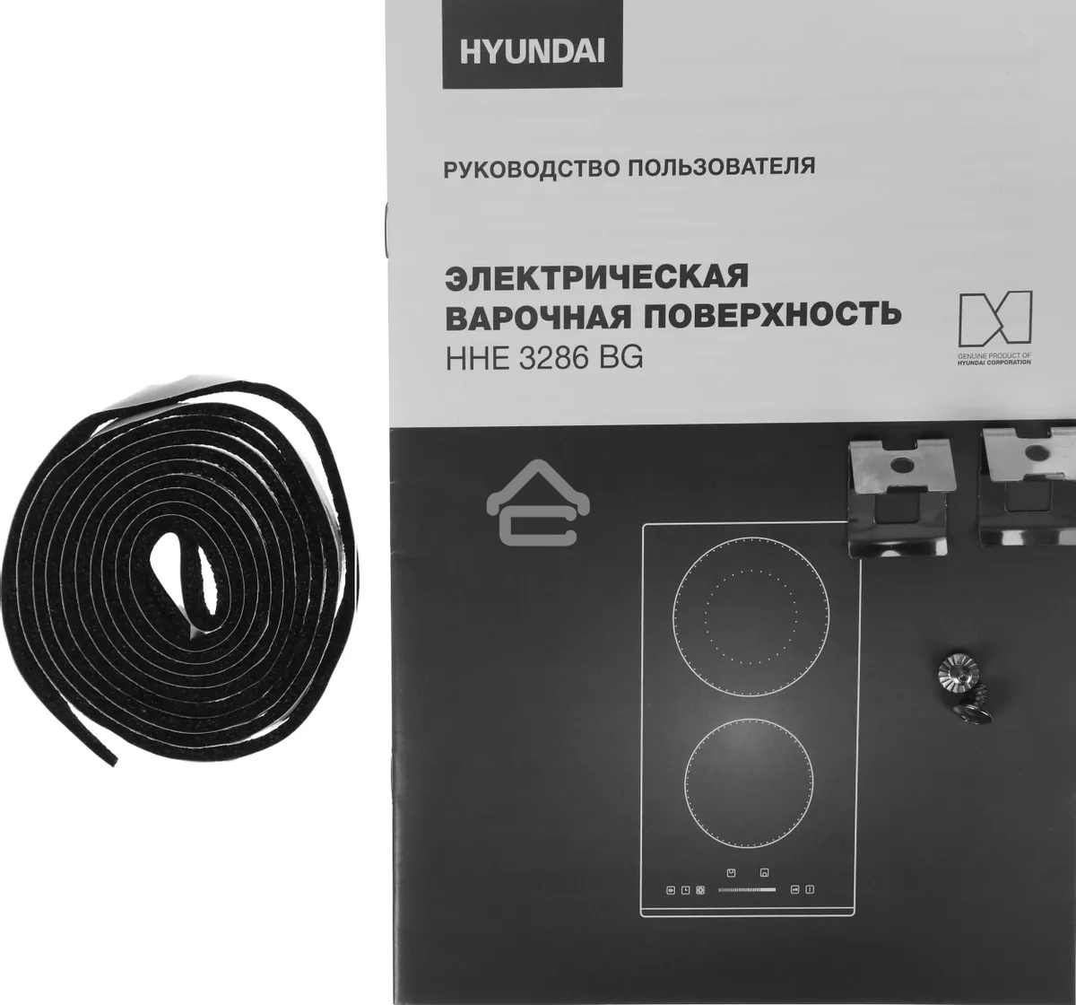 Электрическая варочная поверхность Hyundai HHE 3286 BG черный